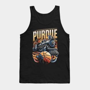 PURDUE Basketball Tribute - Basketball Purdure University Design Purdue Tribute - Basket Ball  Player Tank Top